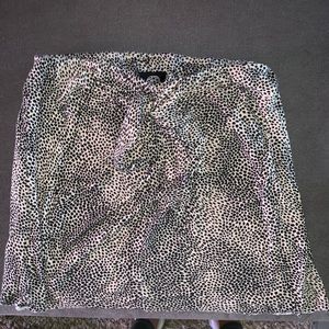 Cheetah print mini skirt